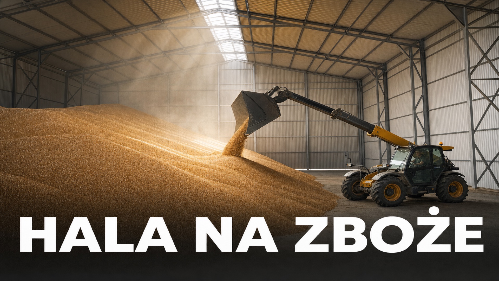Hala na zboże i płody rolne: jak zaplanować magazyn, który chroni plony